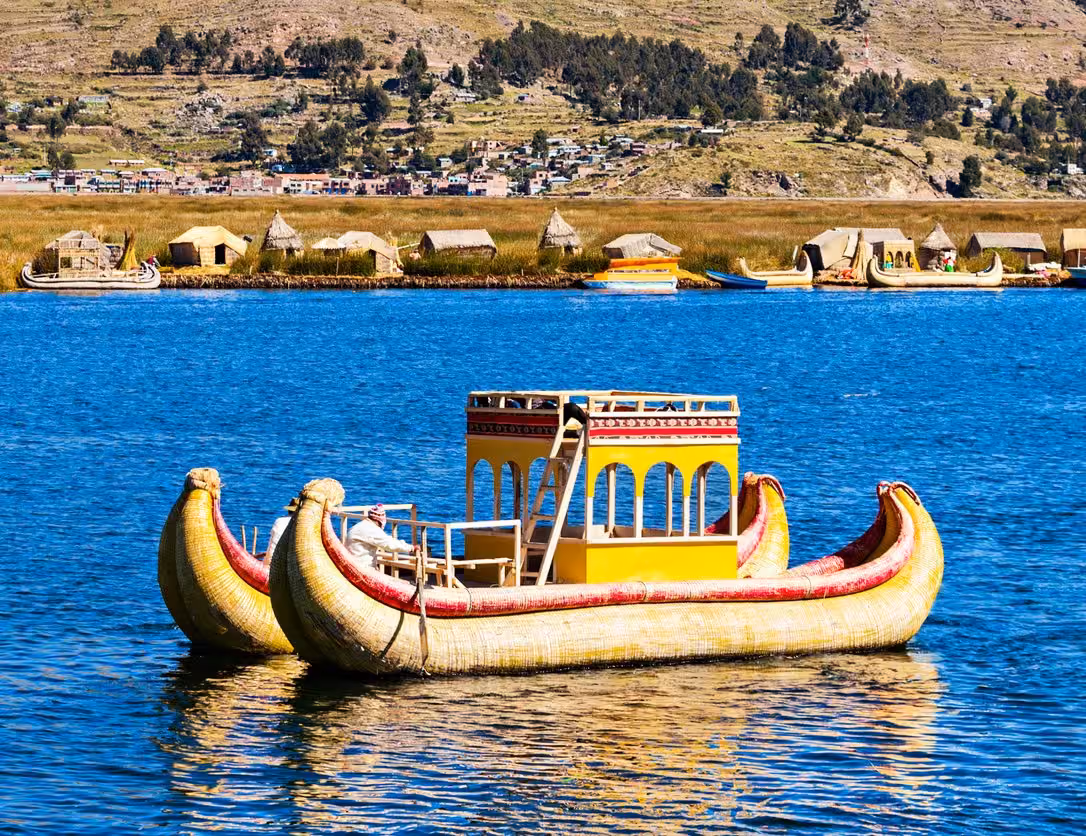 Lago Titicaca y las islas flotantes